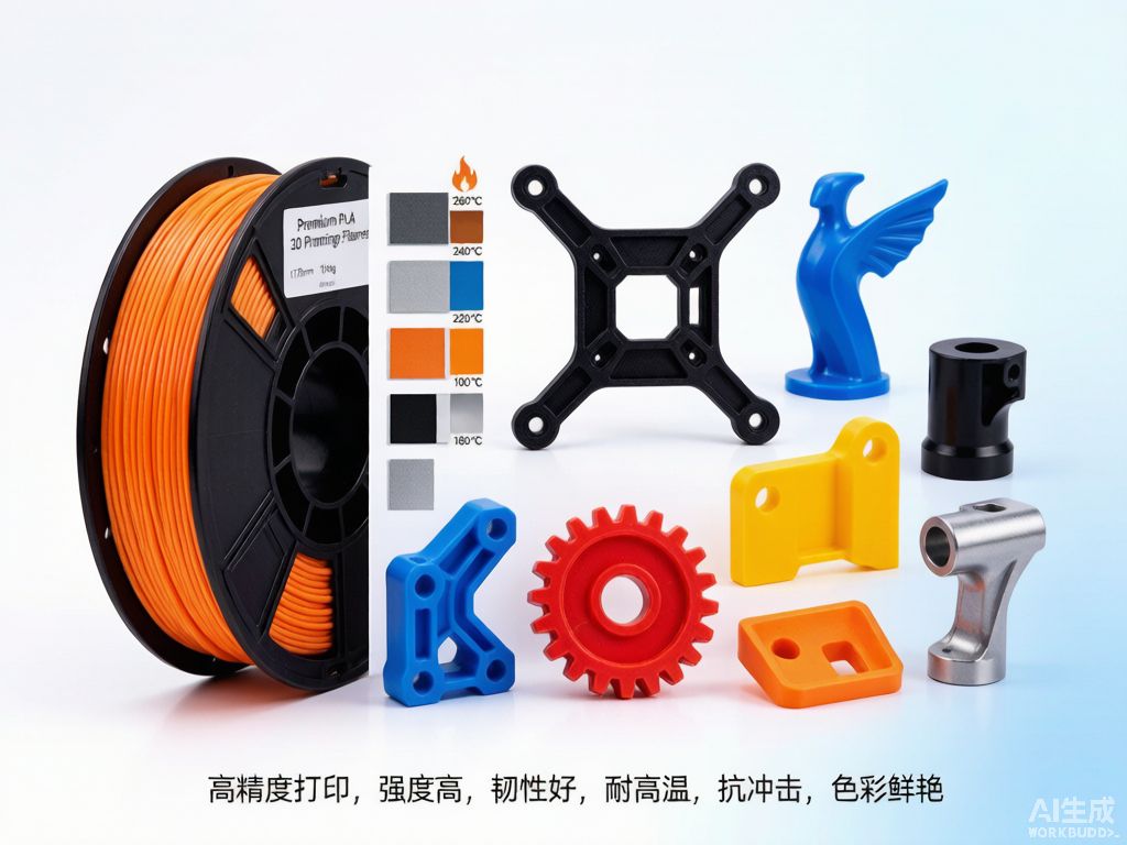 Polymaker HT-PLA Pro 3D打印材料与功能件展示
