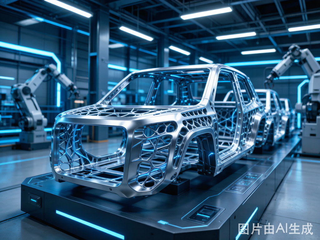 金属3D打印新能源车身车架