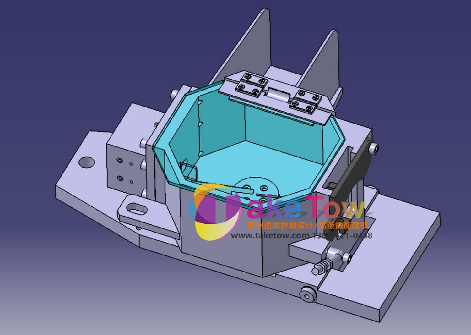 生产工装设备逆向扫描测绘建模