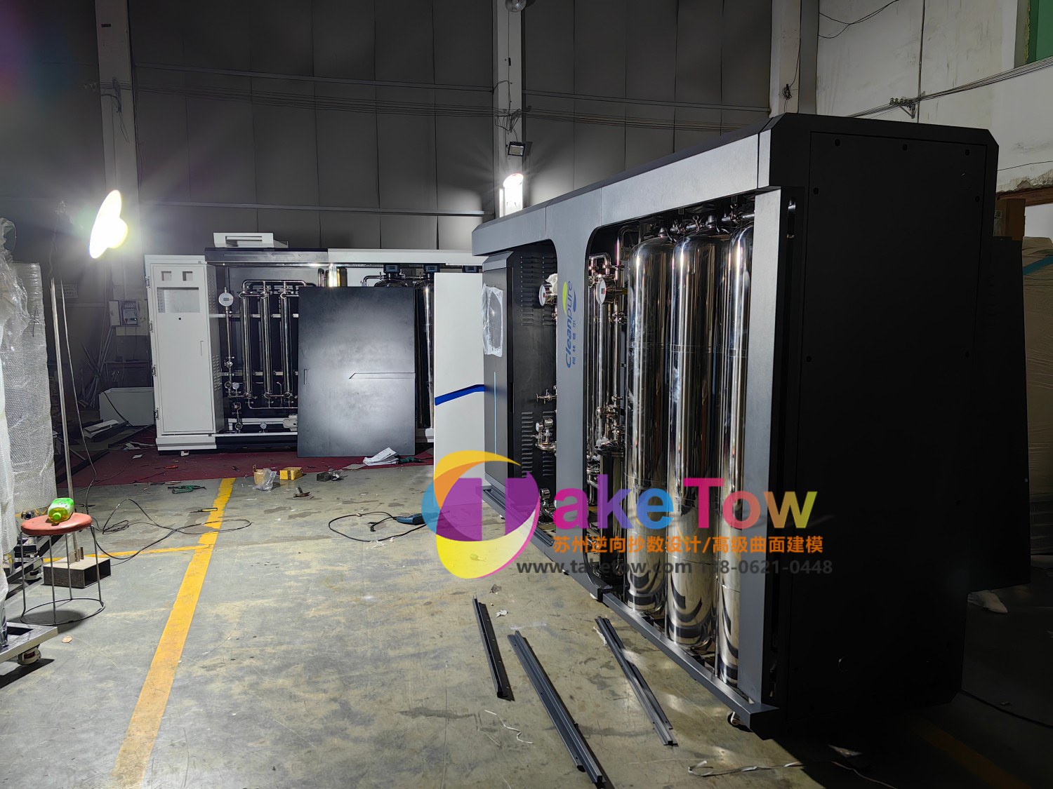 水处理设备钣金外壳 逆向测绘建模 苏州三维逆向抄数 图19